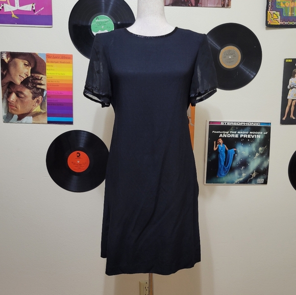 Jeffrey & Dara | Vintage Black Tie Back Dress - Picture 1 of 7